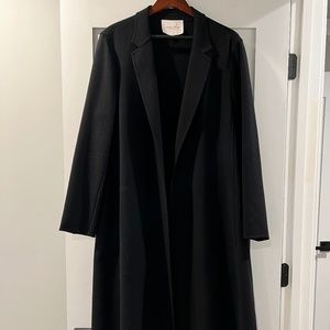 Lafayette 148 KINDWOOL NOUVEAU CREPE A-LINE JACKET